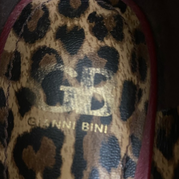 GIANNI BINI WOMENS FLATS LOAFERS SLIP ON LEATHER SHOES Sz 8.5 - Picture 5 of 7